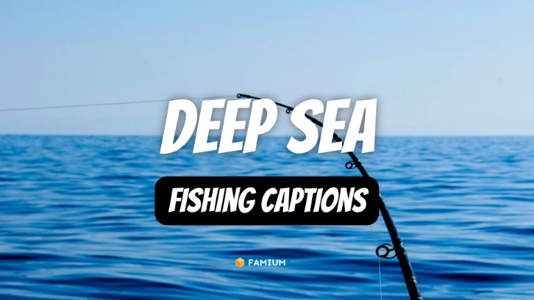 Deep Sea Fishing Captions for Instagram
